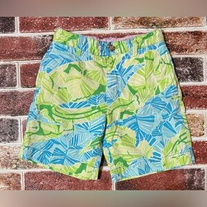 Lilly Pulitzer Boys Alligator 🐊 print Jr Everglade shorts Small 4-5y